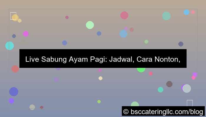 gambar live sabung ayam pagi