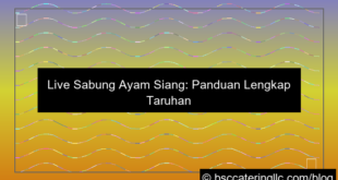 grafik live sabung ayam siang