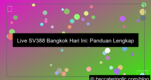 live sv388 bangkok hari ini