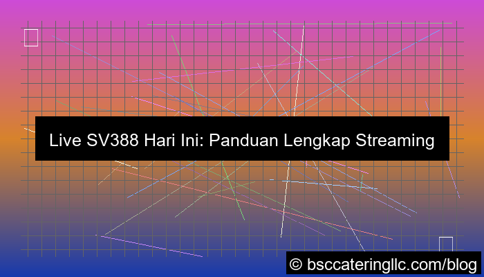 live sv388 hari ini