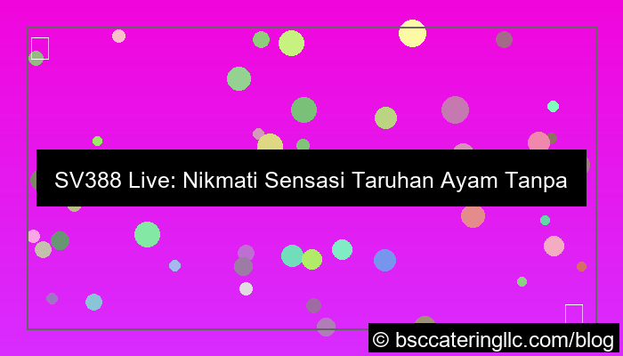 live sv388 tanpa delay