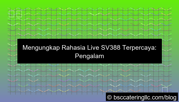 ilustrasi live sv388 terpercaya