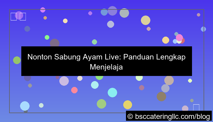 gambar nonton sabung ayam live