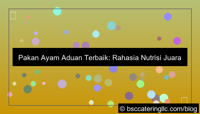 gambar pakan ayam aduan