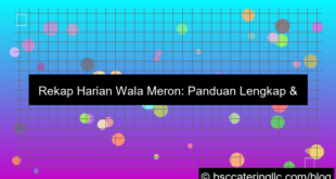 gambar rekap harian wala meron