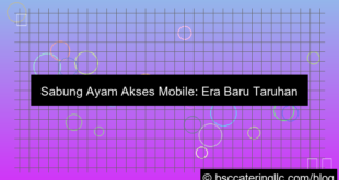 sabung ayam akses mobile