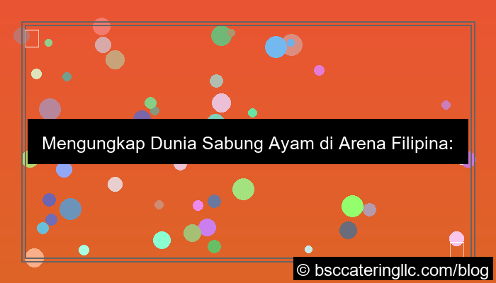 ilustrasi sabung ayam arena filipina