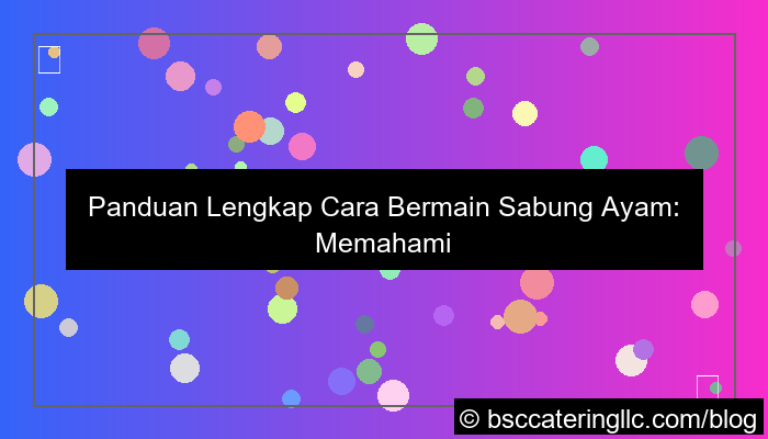 sabung ayam cara bermain