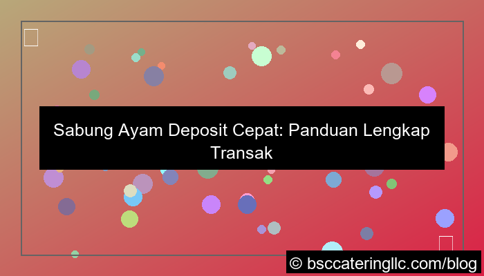 sabung ayam deposit cepat