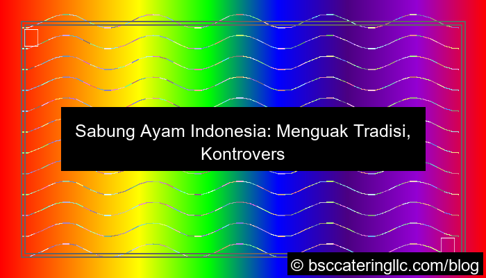 grafik sabung ayam indonesia