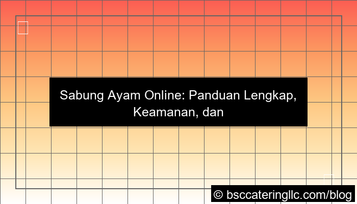 desain sabung ayam online