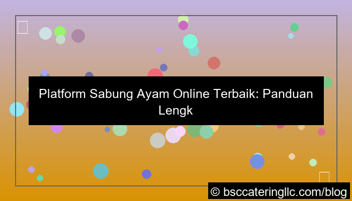 visual sabung ayam platform terbaik
