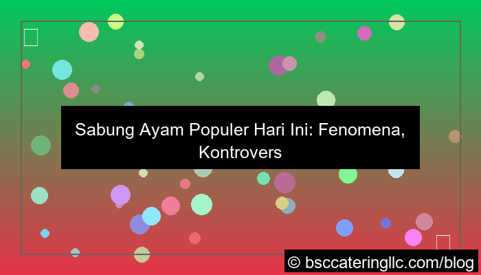 sabung ayam populer hari ini