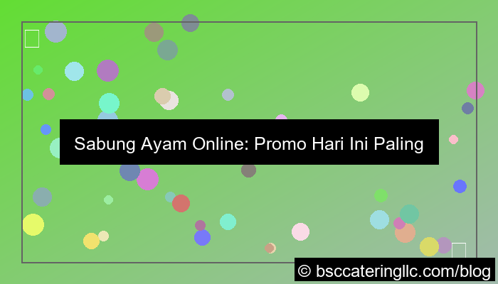 desain sabung ayam promo hari ini