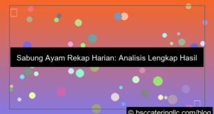 visual sabung ayam rekap harian