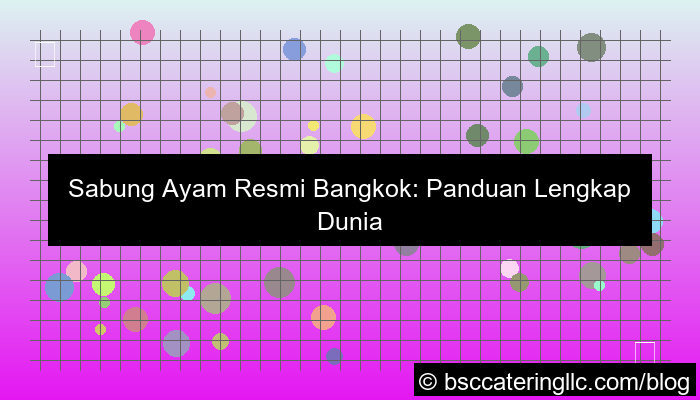 sabung ayam resmi bangkok