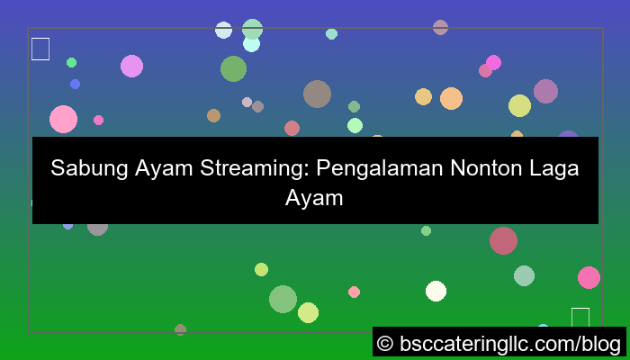 gambar sabung ayam streaming