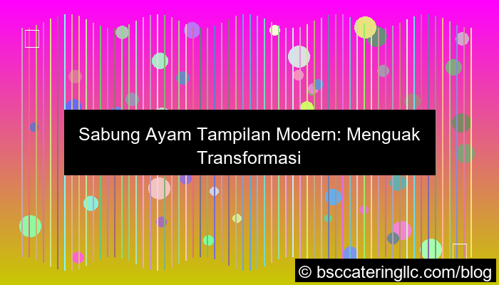sabung ayam tampilan modern