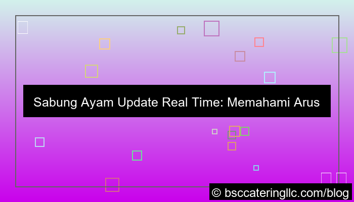 visual sabung ayam update real time