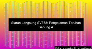 siaran langsung sv388