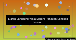 siaran langsung wala meron