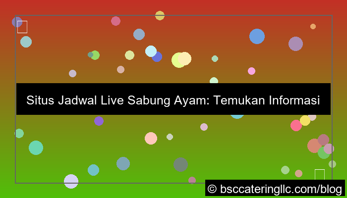 grafik situs jadwal live sabung ayam