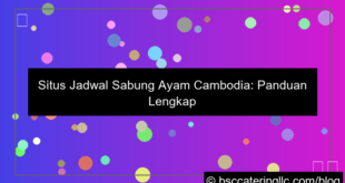 situs jadwal sabung ayam cambodia