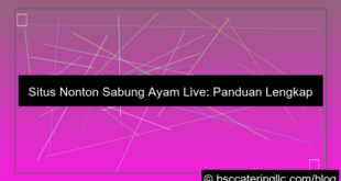 desain situs nonton sabung ayam live