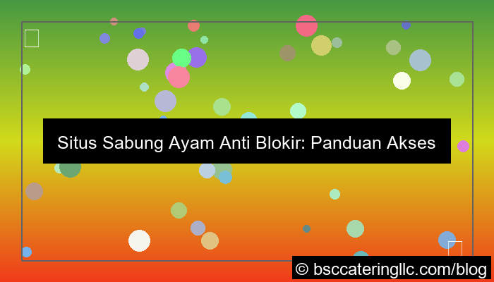 situs sabung ayam akses anti blokir