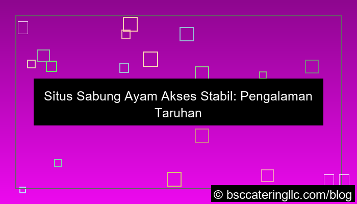 situs sabung ayam akses stabil