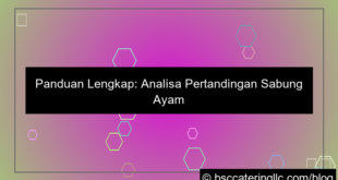 visual situs sabung ayam analisa pertandingan