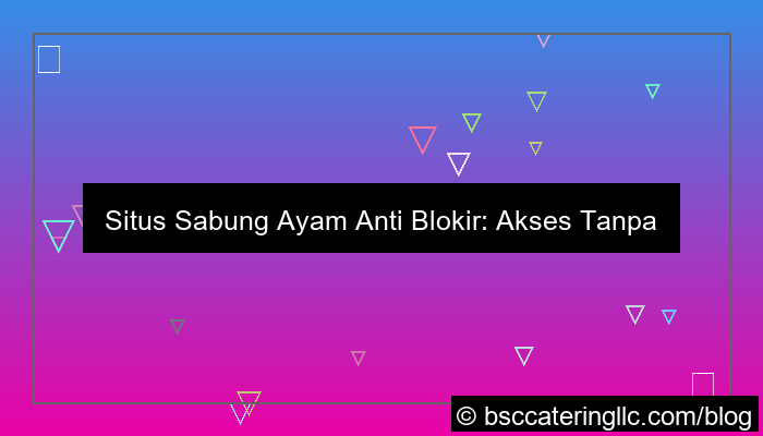 situs sabung ayam anti blokir