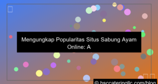 desain situs sabung ayam arena populer