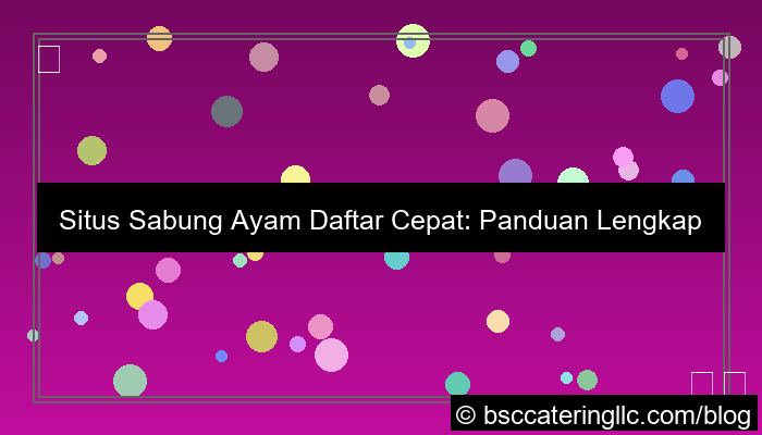 grafik situs sabung ayam daftar cepat