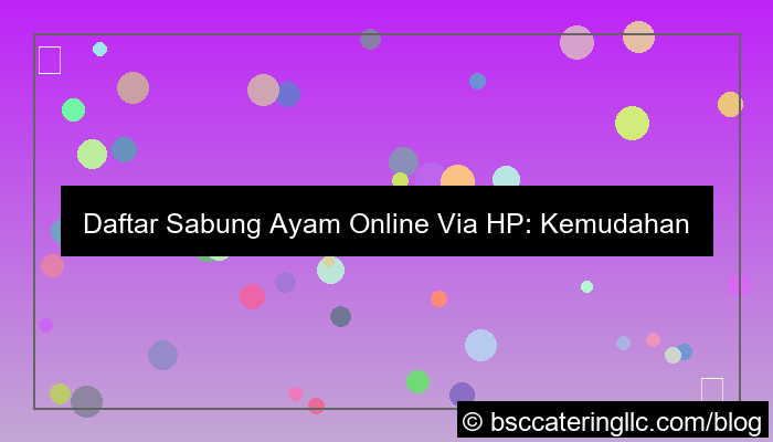 situs sabung ayam daftar via hp