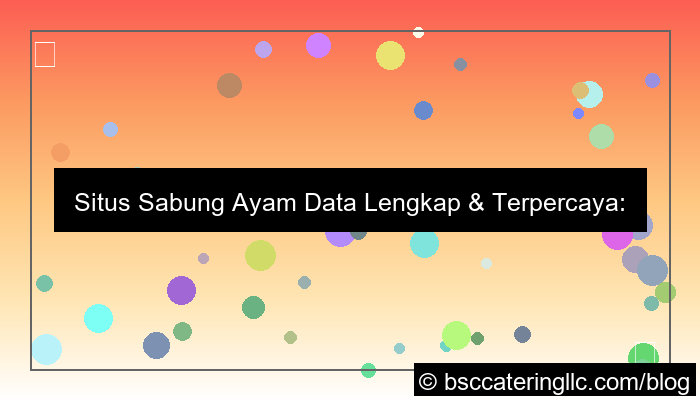 situs sabung ayam data lengkap