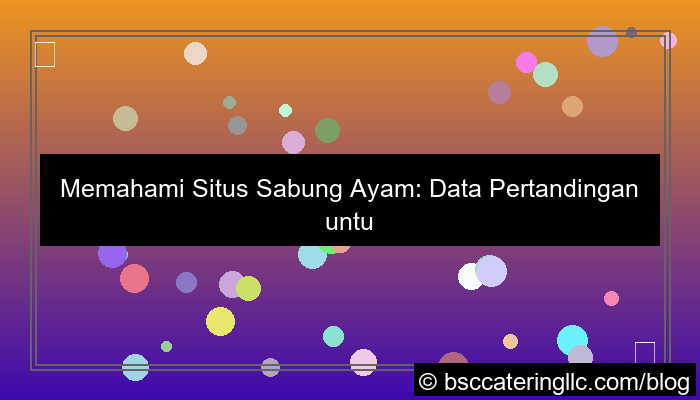 situs sabung ayam data pertandingan