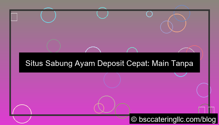 gambar situs sabung ayam deposit cepat