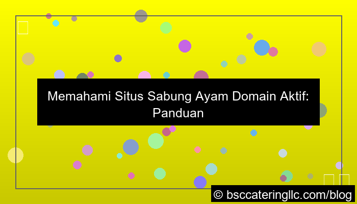 situs sabung ayam domain aktif
