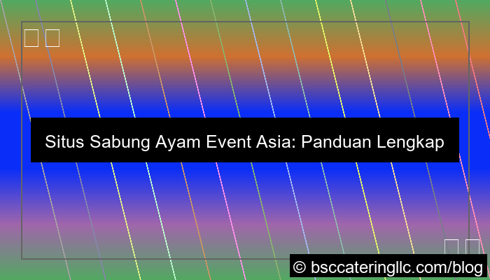 situs sabung ayam event asia