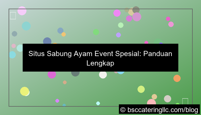 visual situs sabung ayam event spesial