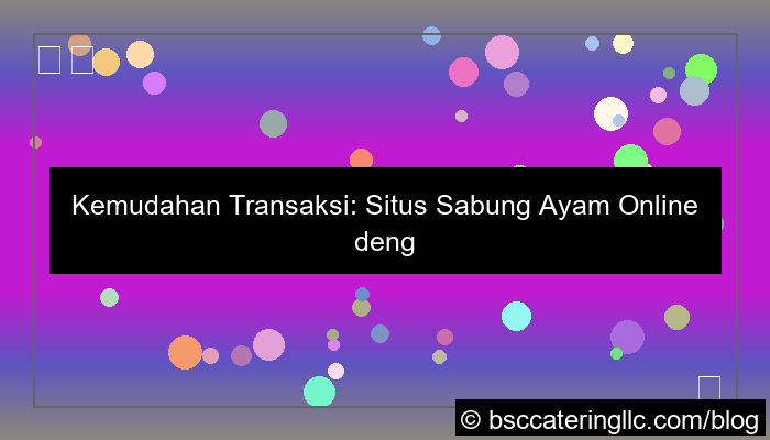 situs sabung ayam ewallet