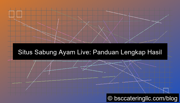 situs sabung ayam hasil live
