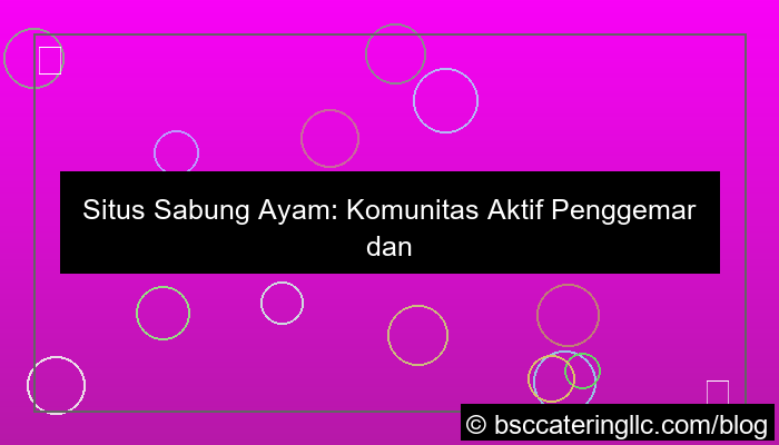 gambar situs sabung ayam komunitas aktif