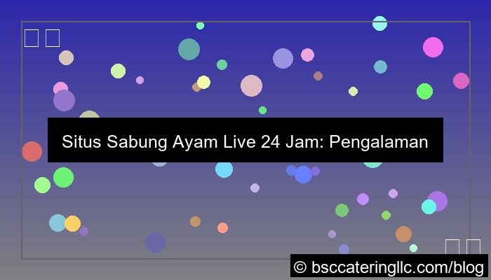 ilustrasi situs sabung ayam live 24 jam