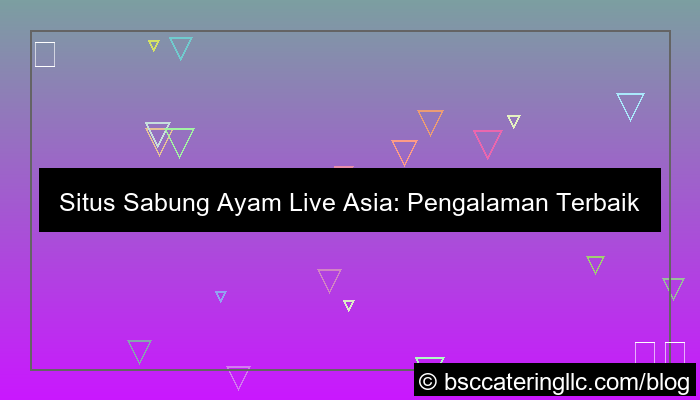 gambar situs sabung ayam live asia