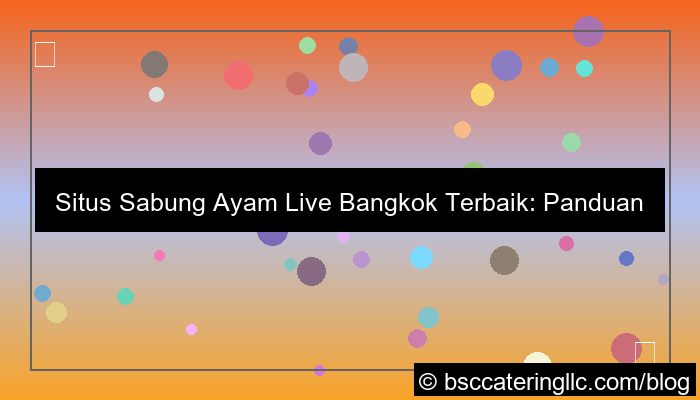 ilustrasi situs sabung ayam live bangkok