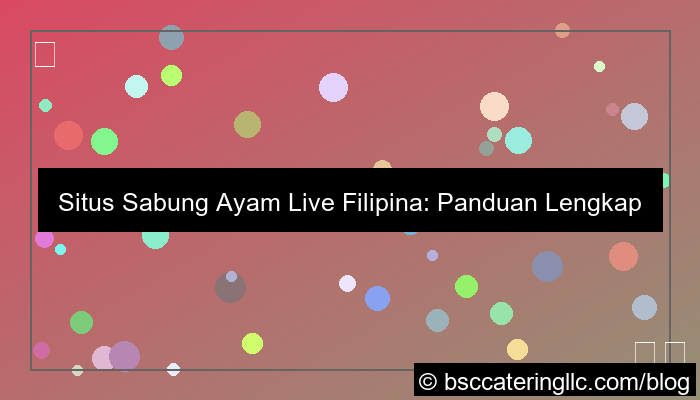 situs sabung ayam live filipina