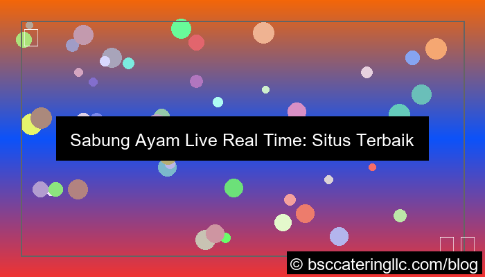 grafik situs sabung ayam live real time
