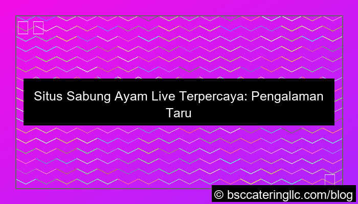 situs sabung ayam live